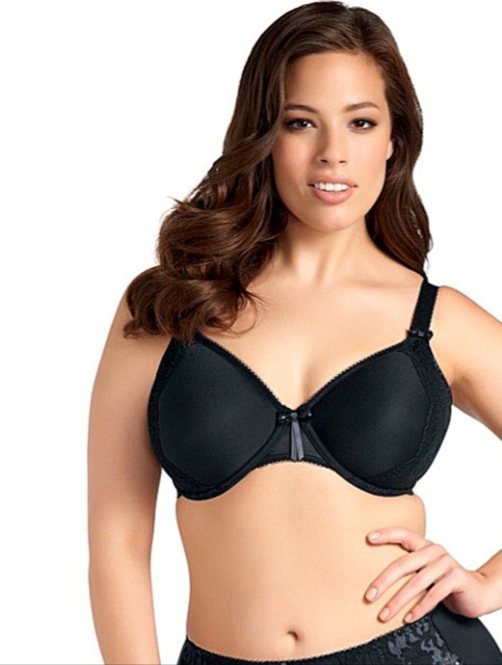 Elomi Amelia T-Shirt Underwire Bra, Style # EL8740, Size 42FF/42H